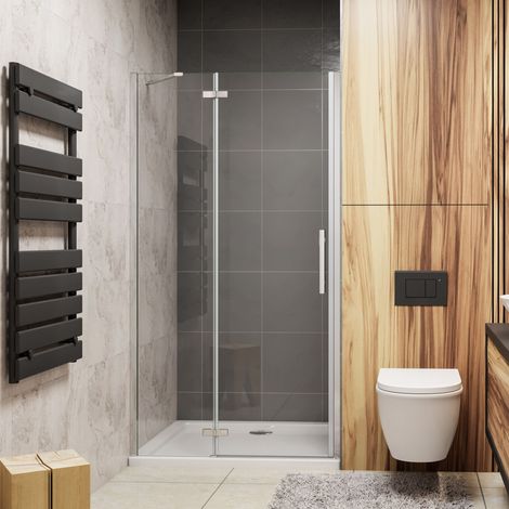 120X185cm Scharniertür Pendeltür Nischentür Duschabtrennung Nano ESG Duschabtrennung Dusche (1/4)