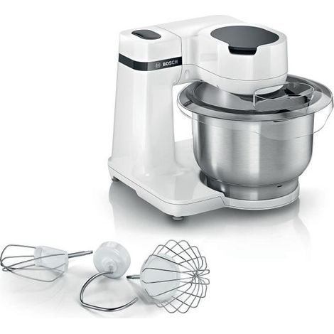 Robot pâtissier - BOSCH - MUMS2EW00E Serie 2 - 700 W - 4 vitesses - Blanc (1/5)