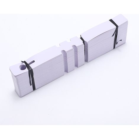 200 Étiquettes en Plastique Blanches pour Plantes et Arbres pour accrocher 2 x 20 cm avec Grande Surface d'écriture Blanc (1/3)