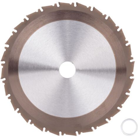Disque de coupe en carbure de tungstène 24 dents, 210 mm, pour bois, alésage 25,4 mm (1/4)