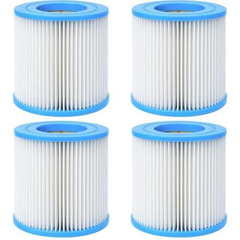 Filtre de piscine type I/type 1 [Lot 4] Kompatibel med Bestway 58093 Flowclear 58381 - 9 x 7,8 cm Phonillico®-AquaForge (1/5)