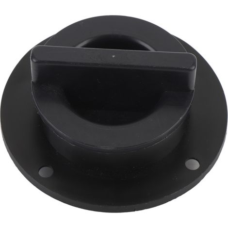 Tappo di scarico per ponte in ABS ad alta resistenza, facile da svitare, per yacht, motoscafi e kayak, nero (1/5)