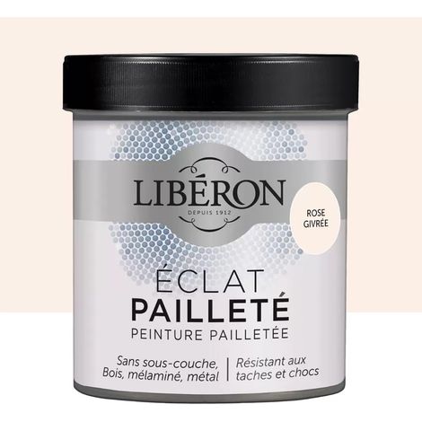 Peinture meuble Eclat Pailleté LIBERON Rose givré 0,5 L (1/3)