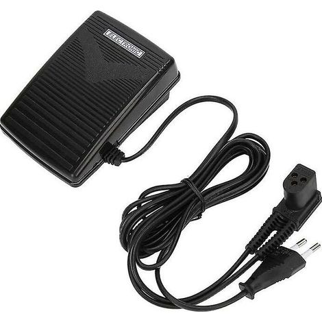 Pédale de commande au pied pour machine à coudre – Pédale de commande au pied avec cordon d'alimentation pour machine à coudre Singer 974 (1/5)