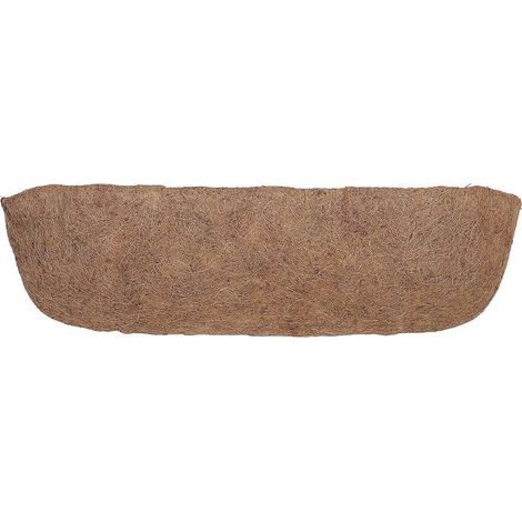 Ersatzeinsatz für 76 cm (30 Zoll) Wandpflanzgefäß, kokosnussbraune Farbe, für hängende Blumenkästen und Zäune.