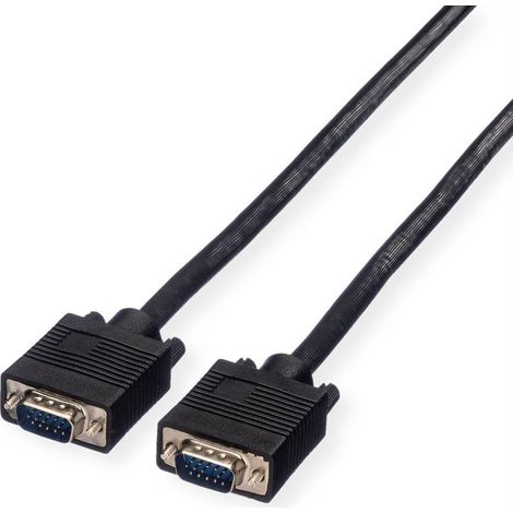 VALUE SVGA Cable, HD15, M/M 6 m cavo VGA VGA (D-Sub) Nero (1/4)