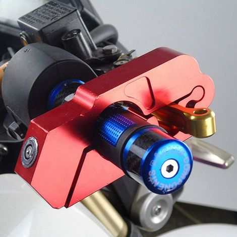 Verrou de Frein pour Moto, Alliage daluminium Verrouillage de Guidon pour Moto Serrure Antivol Verrouillage de Sécurité(rouge) (1/5)
