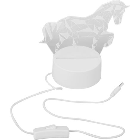 Veilleuse Lampe de Chevet 3d Animal, Acrylique Abs, USB (1/5)