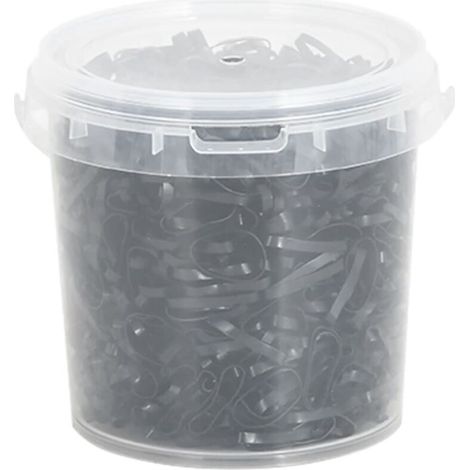 Bandes tressées pour chevaux 1500 pcs silicone noir