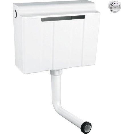 Grohe Dual Flush Furniture Cistern - 6L - Bottom Inlet - 39053000 - Perfect for Water Efficiency (1/2)