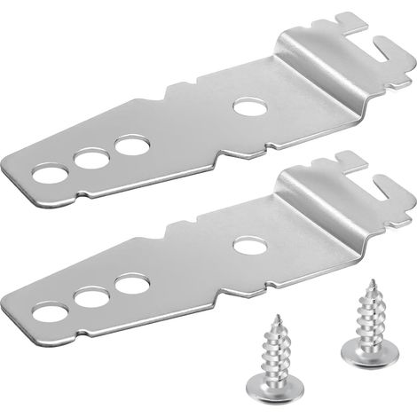 Paquete de 2 soportes de montaje para lavavajillas 8269145 con tornillos, soporte para lavavajillas bajo encimera compatible con lavavajillas Kenmore, Whirlpool, KitchenAid y Samsung, clips para lavav (1/5)