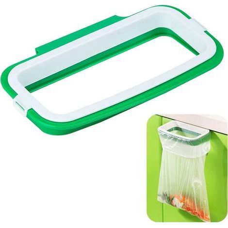 Porte-sacs poubelle de cuisine, porte-sacs poubelle en plastique, porte-sacs poubelle suspendu (1/5)