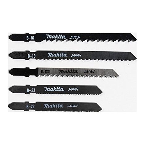 Makita – Lot de 5 lames de scie sauteuse – Longueur 100mm – Pour bois dur et panneaux – Coupe nette sans éclat