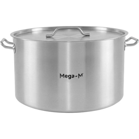 Olla mediana para catering con tapa Mega-M Standard 58 l, diámetro 50 cm x altura 30 cm N (1/5)
