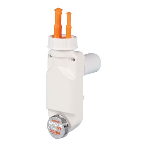 Sifone Scarico Lavatrice Salva Spazio Nt Clima Lira Ø 8 a 12 Ø 14 a 16 (1/5)