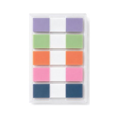 1000 segnalibri colorati autoadesivi, post-it multicolori, etichette indice rimovibili ed etichette scrivibili per casa e scuola (1/2)