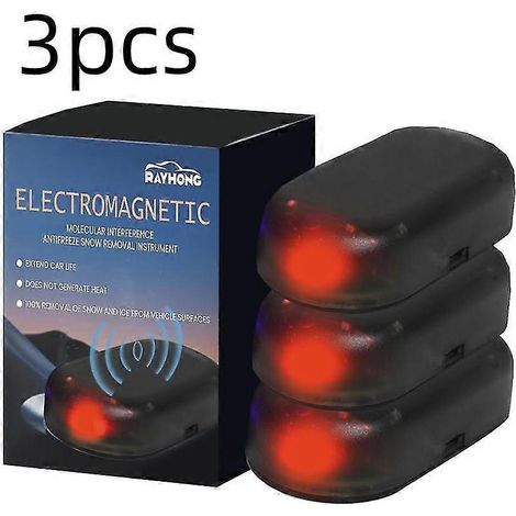 3x Instrument de dégivrage moléculaire pour micro-ondes de voiture, aromathérapie, déneigement, antigel, outils de déneigement montés sur voiture (1/5)