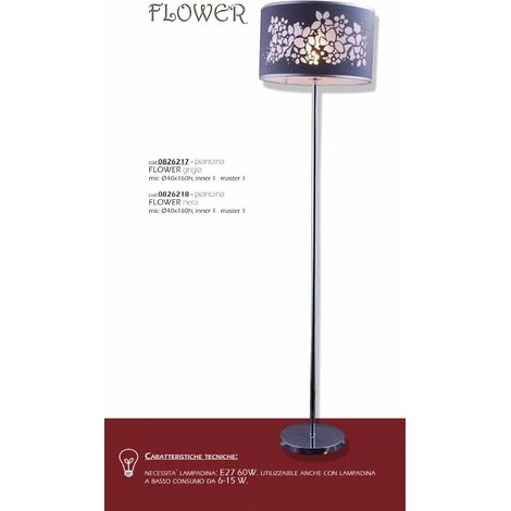 Piant.flower h160 grigia - bizzotto (1/2)