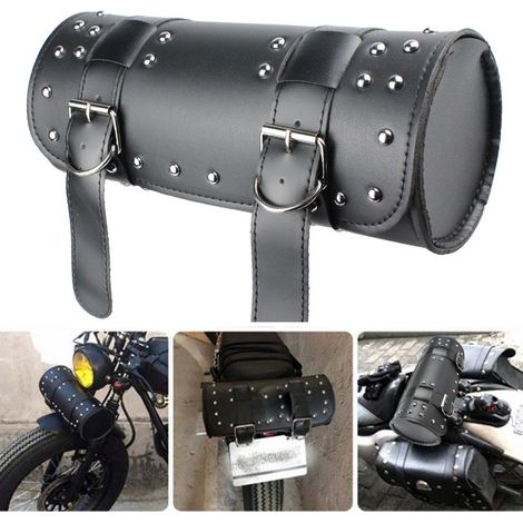 Sacoche de moto, sacoche à outils Turtle King, sacoche Prince Cruiser Rider, sacoche de moto, sacoche à outils avant et arrière, sac rond
