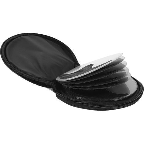 Pochette de Rangement pour Disques CD Portable en Tissu Oxford, Protection Fiable et Grosse Capacité de 20 Pièces, pour Voiture et Voyage (1/5)