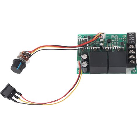 DC Brush Motor Speed Controller CW/CCW Switch with Adjustable Potentiometer 40Awithout Case (1/5)