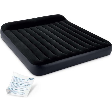 Matelas gonflable 203 x 183 x 25 cm Dura-Beam avec oreiller intégré pour 2 personnes (1/5)
