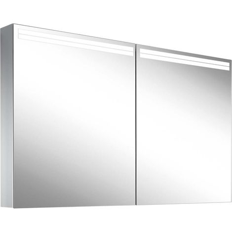 Armario con espejo iluminado Schneider ARANGA TW, 2 puertas,