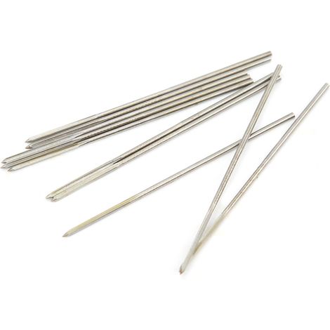 Jeu de 10 alésoirs à mandrin en acier rapide à goujure droite, outil de coupe pour machine, 1,1 mm (1/5)