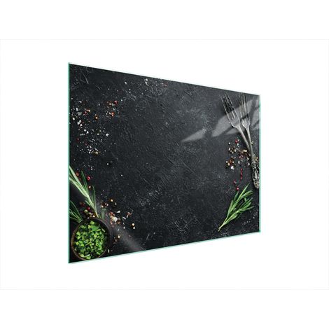 PLACA PROTECTORA DE VIDRIO PARA ESTUFA 70x52 COCINA (1/5)