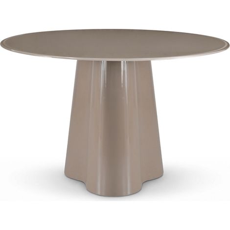 Table ronde 120cm avec plateau en verre, IRIS (1/3)