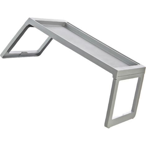 Einfacher und eleganter, faltbarer Laptop-Tablet-Schreibtisch/Tisch, grauer Studentenbetttisch 68 x 35,8 x 27,5 cm, ideal für Studentenwohnheime und zum Lernen (1/5)