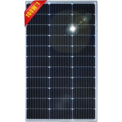Solarpanel, hohe Effizienz, wetterfest, 1Stück 100w Panel (1/2)