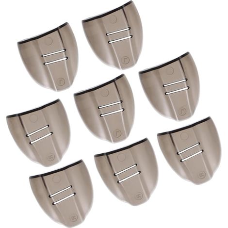 Protectores laterales flexibles de TPU antisalpicaduras para gafas de seguridad, 4 pares, transparentes (1/5)