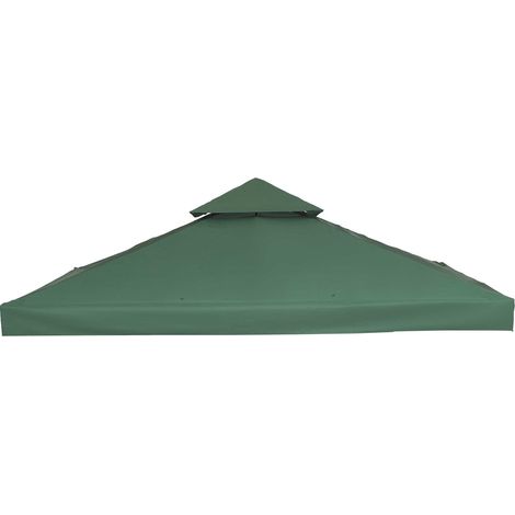 Tetto di Ricambio per Gazebo da Giardino Doppio Tetto 3x3m