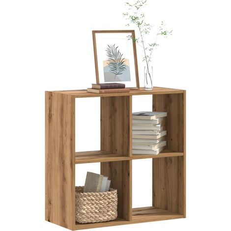 vidaXL Bookcase Artisian Oak 68.5x32x68.5 cm Engineered Wood