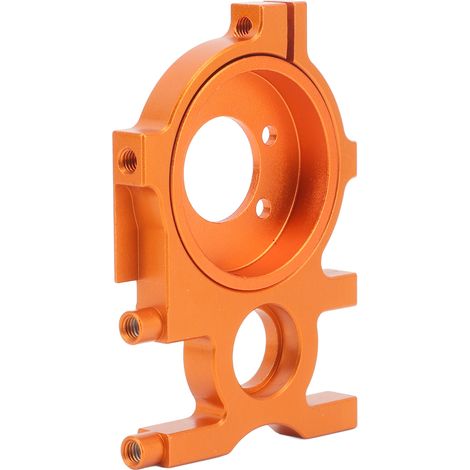 RC-Motorhalterung mit Schrauben, Motorhalterung aus Aluminiumlegierung für ZD Racing 1/8 RC-Cars, orangefarben (1/4)