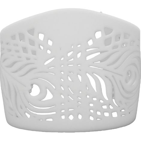 Fascia elastica antiscivolo in velluto per capelli da donna, ideale per hijab e sport, con chiusura bianca leggera. (1/5)