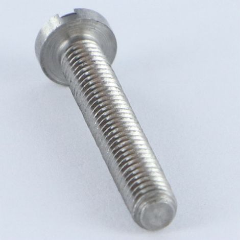 Vis métaux tête cylindrique bombée large Fendue M2.5X22 Acier brut microvis-1 pièce