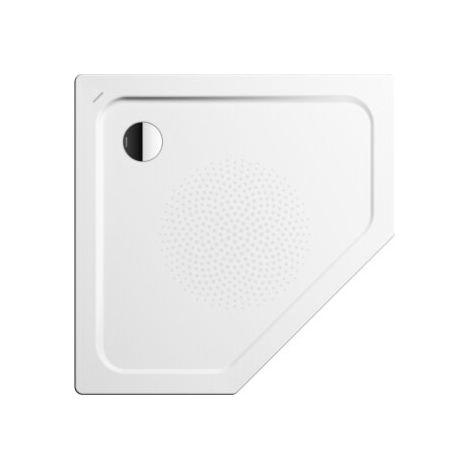 Receveur de douche pentagonal Cornezza Pergamon antidérapant 100x100x2,5cm (1/2)