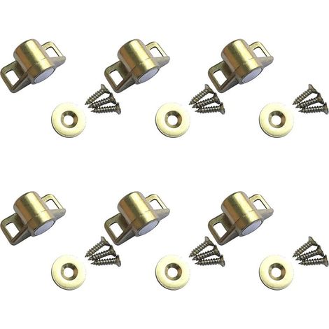 6 loquets de meuble en alliage zinc, vis incluses pour une (1/5)