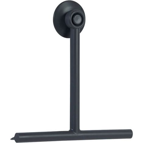 Showerdrape Rocco Charcoal Shower Squeegee & Holder