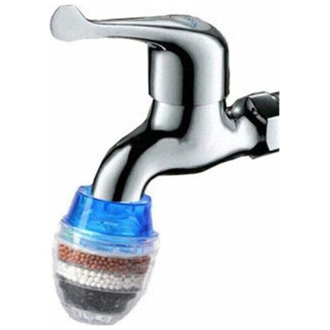 3 tap activated carbon 5-layer water filter tap water filter purifier blue + green + orange, (1/5)
