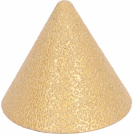 Fraise à chanfreiner diamantée à 57°, filetage femelle M10, diamètre 38 mm, pour la finition de la céramique (1/5)