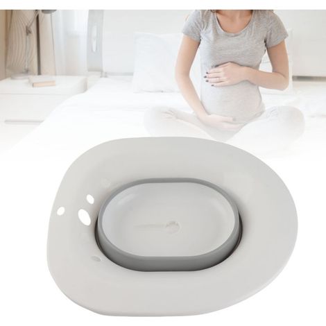 Bidet de Voyage Femme Lavabo Folding Hip Irrigator PP+TRP 323g Lavabo pour Soins Postpartum Douche Anal Rose 39.4cm (1/5)