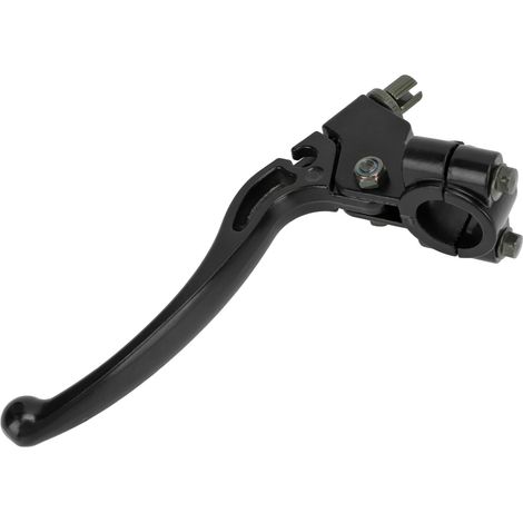 Pince de Frein et Embrayage Droite 22mm pour Motos Mini CR XL XR CRF XR50 CRF50 - Aluminium Noir Mat [Anodisé] (1/5)