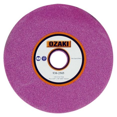 Meule d'affûtage OZAKI Épaisseur 4,5 mm diamètre extérieur 145 mm Alésage 22,2 mm