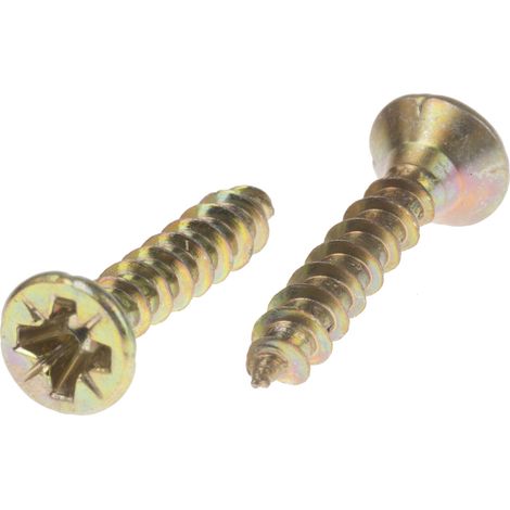 Vis à bois, 3.5mm, tête Fraisée 20mm, en Acier ( Prix pour Sachet de 100 ) (1/2)