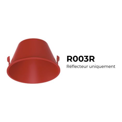 Réflecteur rond - Coloris Rouge pour HYDRA - R003R - SOLUM