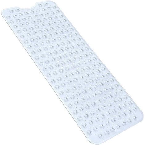 Tapis de bain antidérapant, tapis de bain, tapis de baignoire antidérapant, tapis de bain à ventouses extensibles, résistant à la moisissure, lavable en machine, 100 x 40 cm (1/5)
