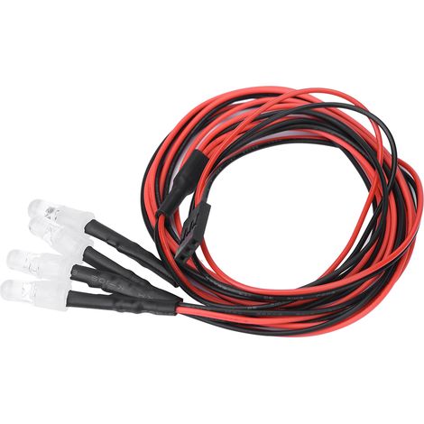 2PCS LED 5mm pour Modélisme RC, Voiture Télécommandée et Drift - 3 Couleurs au Choix (1/5)